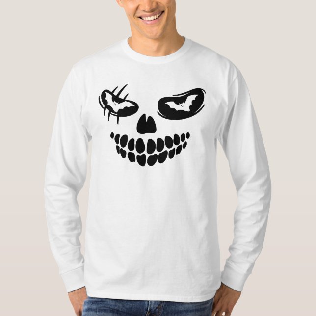 Halloween ghostface spooky horror shirt (Front)