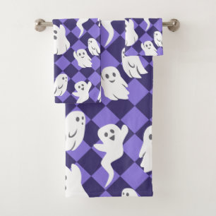 Halloween Ghosts Bath Towel Set