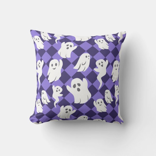 Halloween Ghosts Cushion (Front)