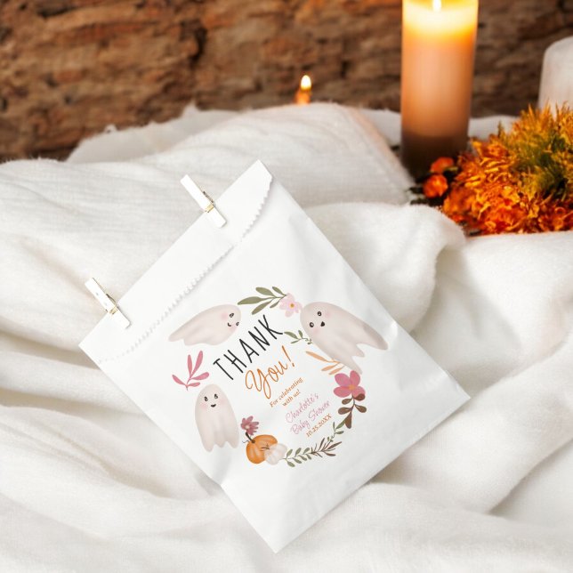 Halloween Ghosts Cute baby shower thank you Favour Bags (Halloween Ghosts Cute baby shower thank you Favor Bag)