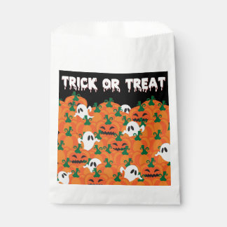 Halloween Ghosts Haunted Pumpkin Patch Favour Bags