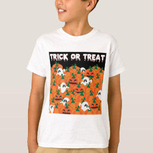 Halloween Ghosts Haunted Pumpkin Patch T-Shirt