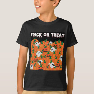 Halloween Ghosts Haunted Pumpkin Patch T-Shirt