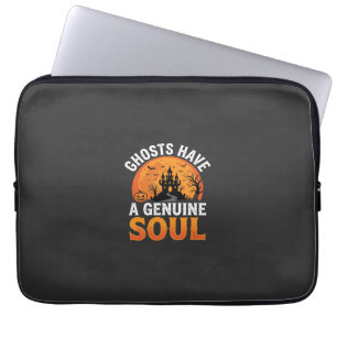 Halloween Ghosts Have a Genuine Soul Design Laptop Sleeve