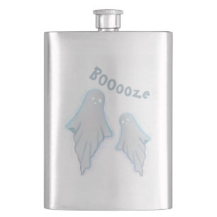 Halloween Ghosts Hip Flask