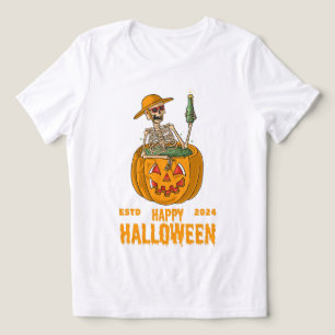 Halloween ghosts in every corner Tri-Blend shirt