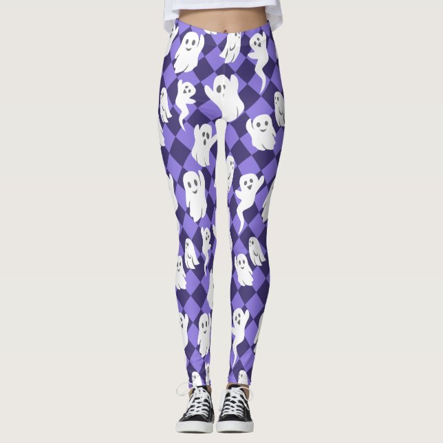 Halloween Ghosts Leggings (Front)
