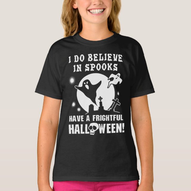 Halloween Ghosts T-Shirt (Front)