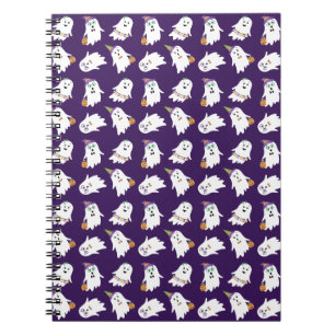 Halloween Ghosts Trick Or Treat Notebook