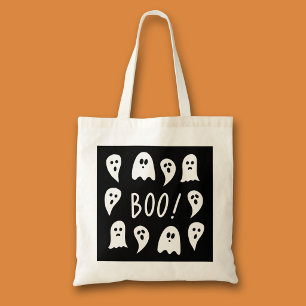 Halloween Ghosts Trick or Treat Tote Bag
