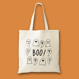 Halloween Ghosts Trick or Treat Tote Bag