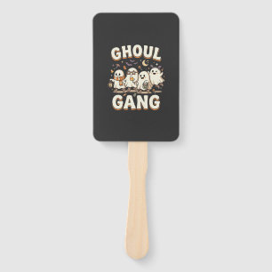 Halloween Ghoul Gang Hand Fan