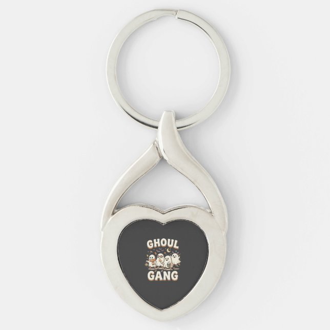 Halloween Ghoul Gang Key Ring (Front)