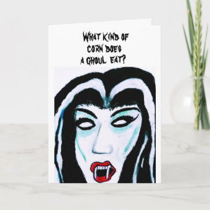 HALLOWEEN GHOUL JOKE card