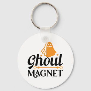 Halloween Ghoul Magnet Birthday Key Ring
