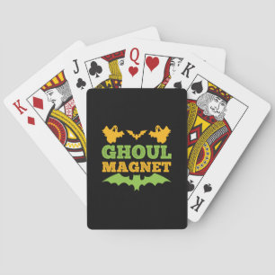 Halloween Ghoul Magnet Birthday Playing Cards