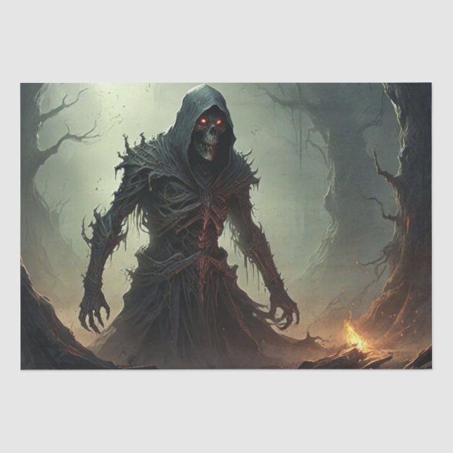 Halloween Ghoul Tissue Paper (Front)