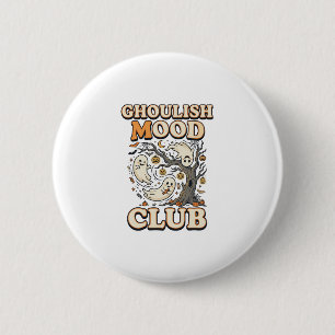 Halloween Ghoulish Mood Club 6 Cm Round Badge