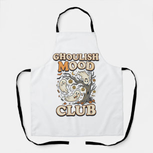 Halloween Ghoulish Mood Club Apron