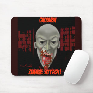 Halloween Ghoulish Zombie Attack Mouse Mat