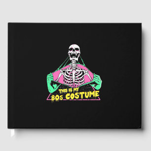 Halloween Gift 80s Halloween Costume Retro Guest Book