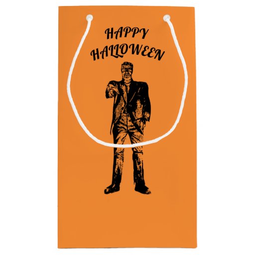 Image of HALLOWEEN Gift Bag WITH FRANKENSTEIN