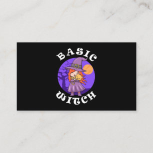 Halloween Gift Basic Witch Business Card