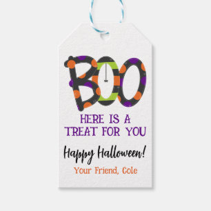 Halloween Gift Favour Tag