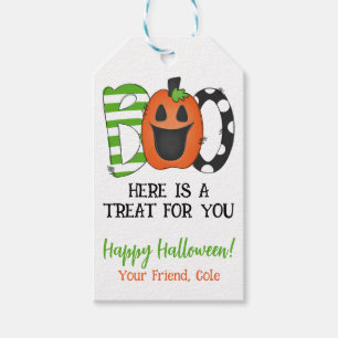 Halloween Gift Favour Tag