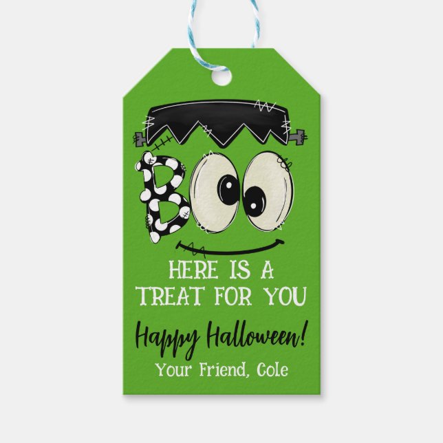 Halloween Gift Favour Tag (Front)