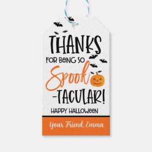 Halloween Gift Favour Tag