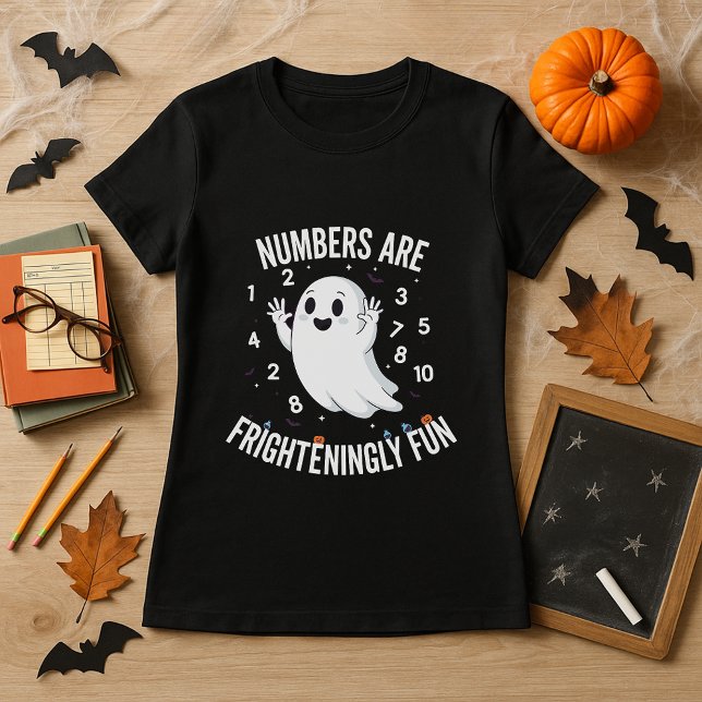 Halloween Gift for Math Teachers Numbers Are Fun T-Shirt (Creator Uploaded)