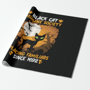 Halloween Gift   Human Society Placing Familiars Wrapping Paper