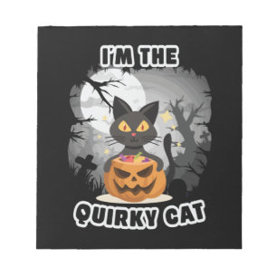 Halloween Gift I Am The Cat Birthday Notepad