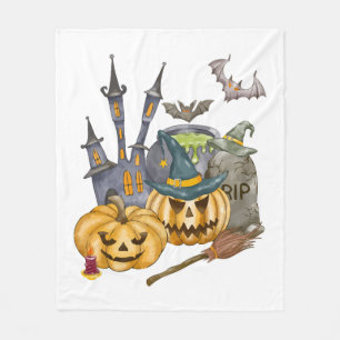 Halloween Gift Shirt Nightmare Before Christmas  Fleece Blanket