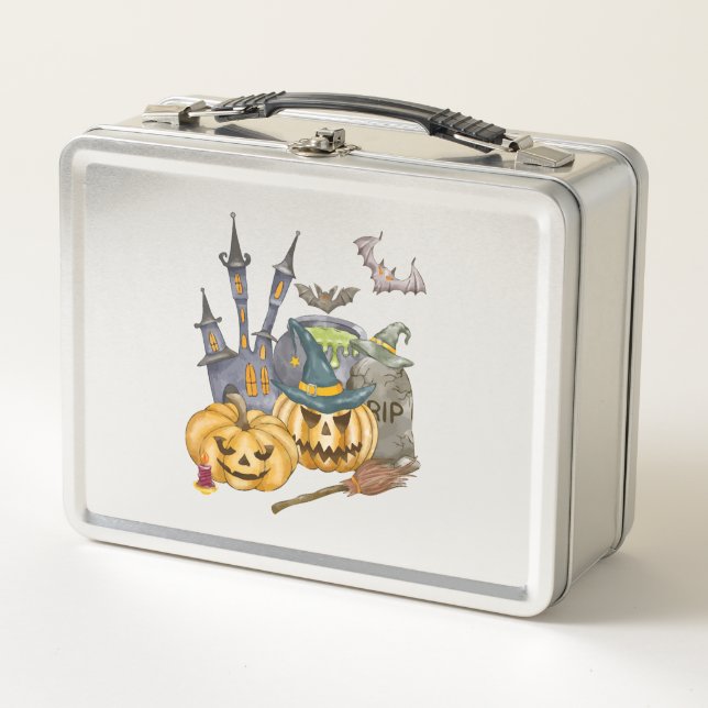 Halloween Gift Shirt Nightmare Before Christmas  Metal Lunch Box (Front)