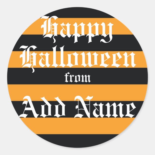 Halloween Gift Sticker (Front)
