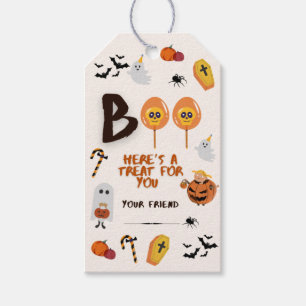 Halloween gift tag, birthday gift tag. gift tags