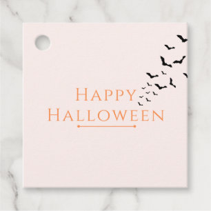 Halloween Gift Tag, Favour Tag, Bats, Pink Tags