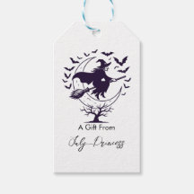 Halloween gift tags, personalised gift tags