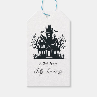 Halloween gift tags, personalised gift tags
