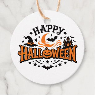 Halloween gift tags, personalised gift tags