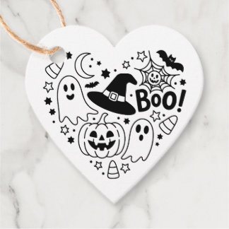 Halloween gift tags, personalised gift tags