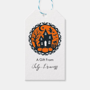 Halloween gift tags, personalised gift tags