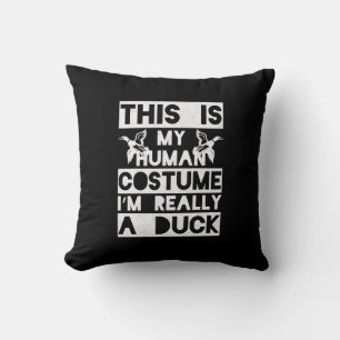 Halloween Gift This Is My Human Costume Im Really Cushion