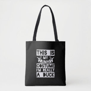 Halloween Gift This Is My Human Costume Im Really Tote Bag