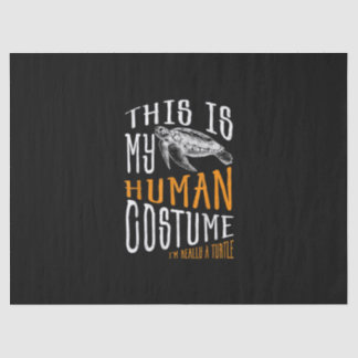 Halloween Gift This Is My Human Costume Tissue Paper