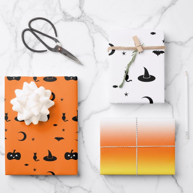 Halloween Gift Wrapping Paper (Front)