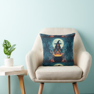 Halloween Gift Wrapping Paper Cushion