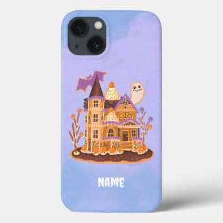 Halloween Gingerbread House Personalise iPhone 13 Case